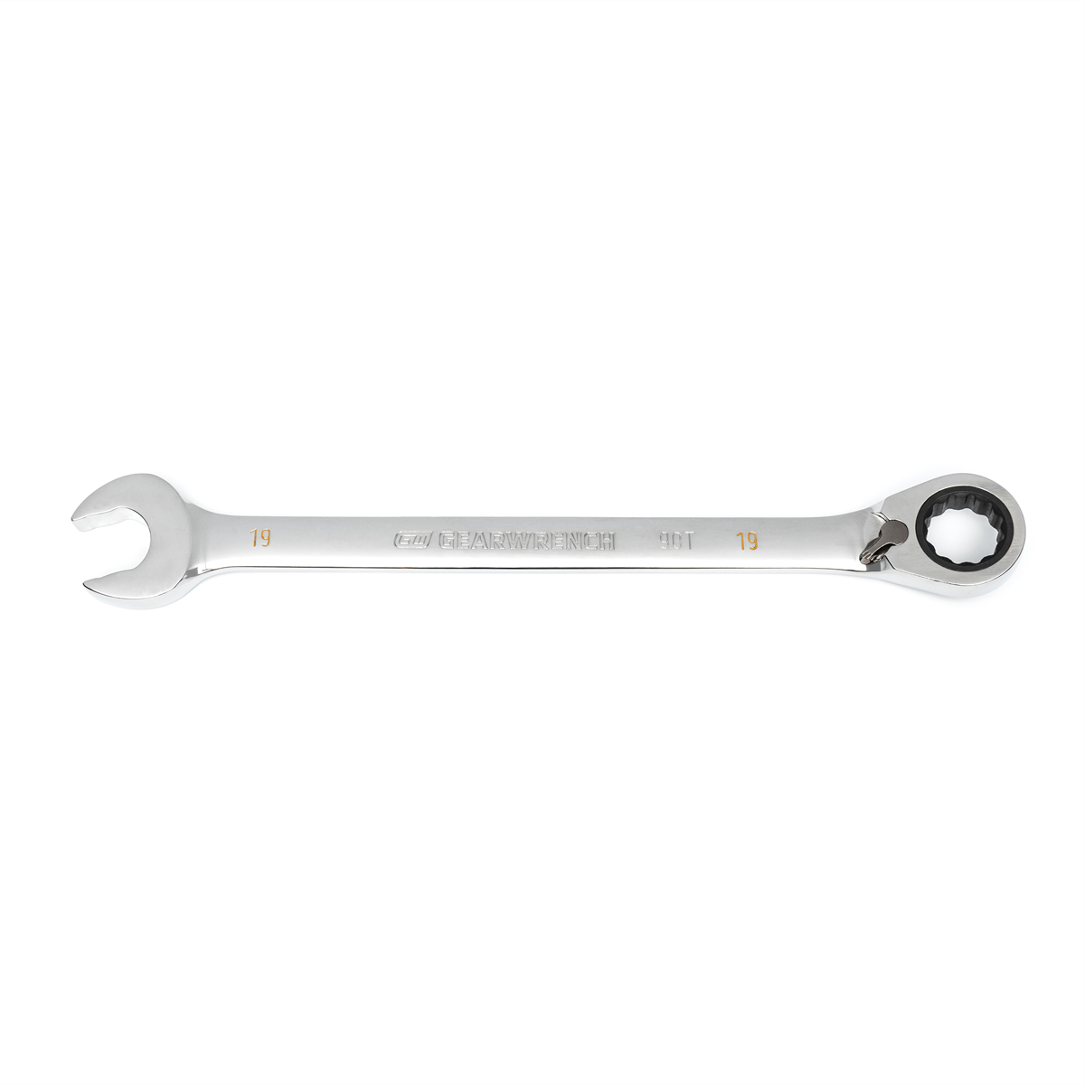 GearWrench 19mm 90-Tooth 12 Point Reversible Ratcheting Wrench