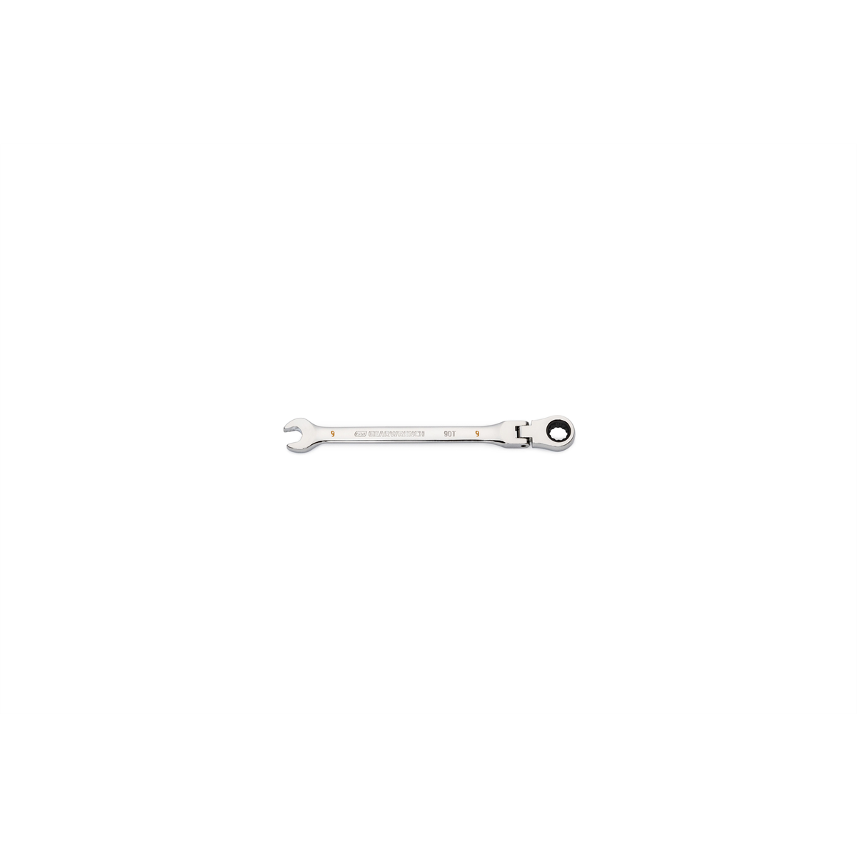 GearWrench 9mm 90-Tooth 12 Point Flex Head Ratcheting Combination Wrench