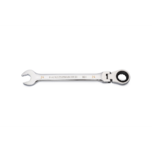 GearWrench 24mm 90-Tooth 12 Point Flex Head Ratcheting Combination Wrench