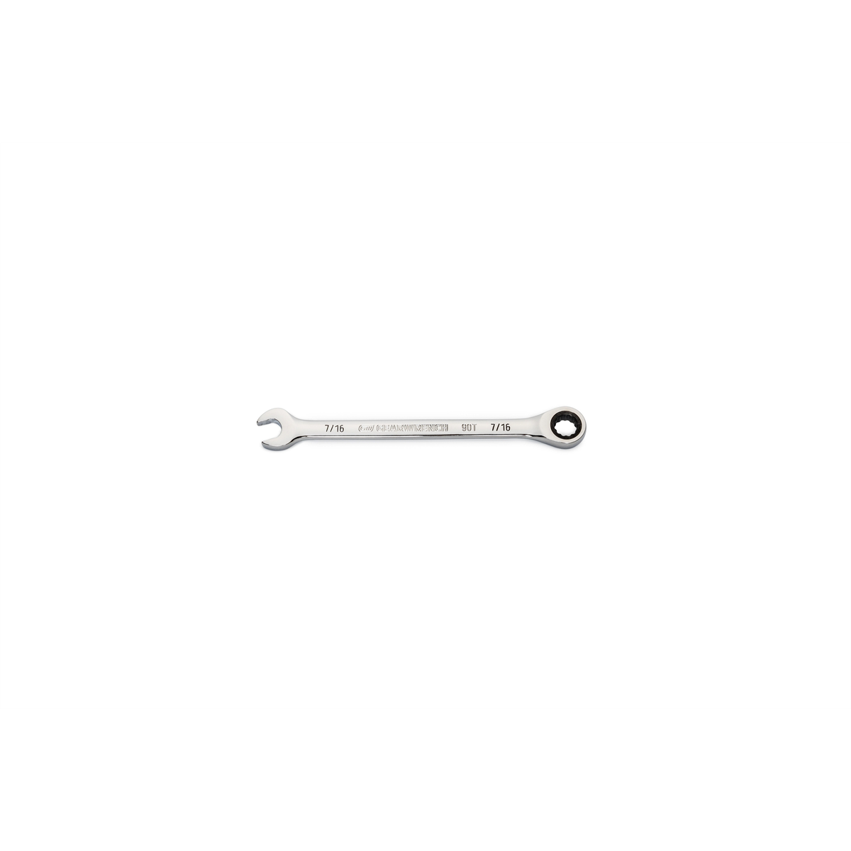 GearWrench 7/16 Inch 90-Tooth 12 Point Ratcheting Combination Wrench