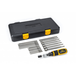 GearWrench 20 Piece 1/4 Inch Drive Torque Screwdriver Set 10-50 in/lb