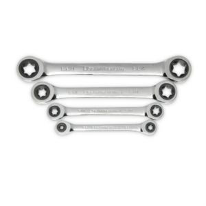 GearWrench 4 Piece Double Box Ratcheting E-Torx Wrench Set