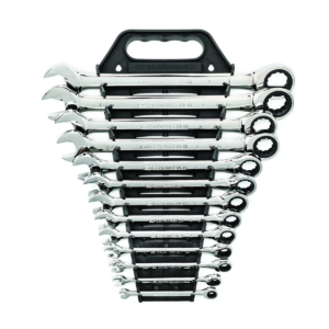 GearWrench 13 Piece 72-Tooth 12 Point Ratcheting Combination SAE Wrench Set