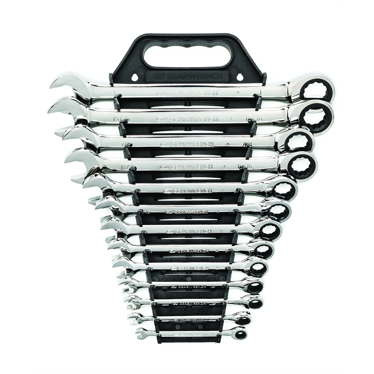 GearWrench 13 Piece 72-Tooth 12 Point Ratcheting Combination SAE Wrench Set