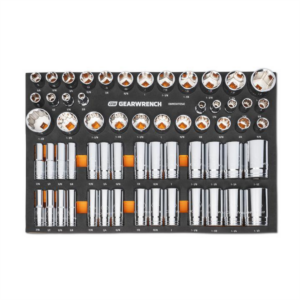 GearWrench 60 Piece 1/2" Drive Master SAE Socket Set in Foam Storage Tray