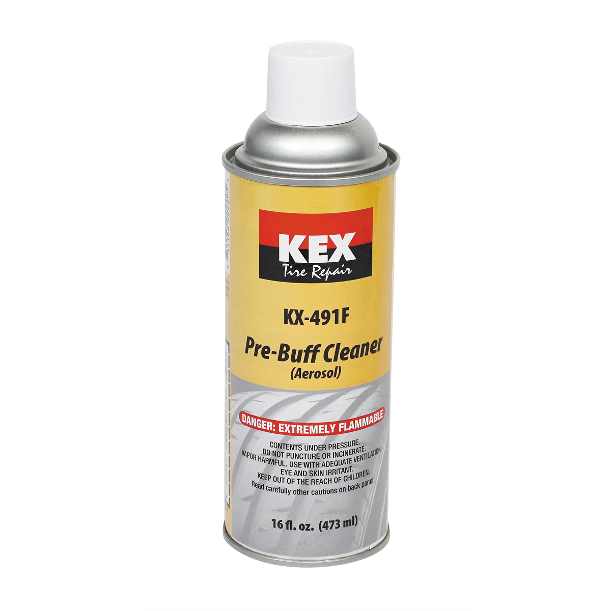 KEX Tire Repair Pre-Buff Cleaner, Aerosol (Flammable) 11 fl. oz. Spray Can