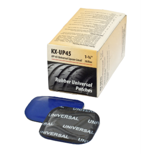 KEX Tire Repair Rubber Reinforced Universal Patch, Square 1-3/4 " (44mm) 30 Count