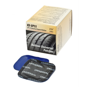 KEX Tire Repair Rubber Reinforced Universal Patch, Square 2-1/8" (54mm) 30 Count