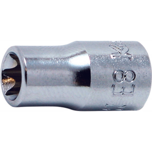 Ko-ken USA 1/4 Sq. Dr. TORX E10 Socket - Length 22mm