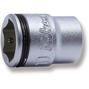 Ko-ken USA 1/4 Sq. Dr. Short NUT GRIP Socket - 10mm