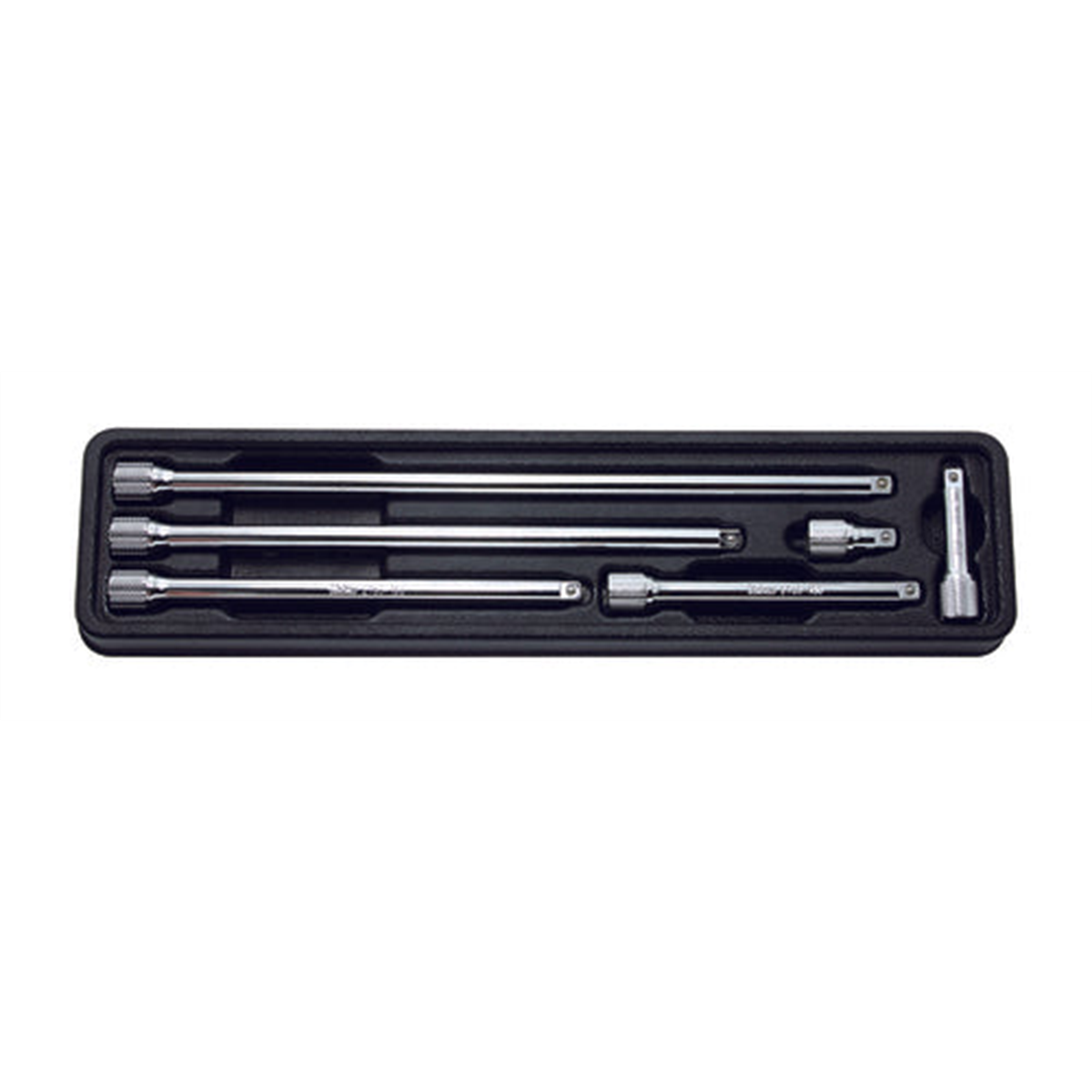 Ko-ken USA 1/4 Sq. Dr. Extension Bar Set 28-250mm ABS Tray 6 pieces
