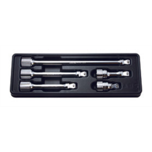 Ko-ken USA 1/2 Sq. Dr. Wobble-Fix Extension Bar set 50-250mm ABS Tray  5 pieces