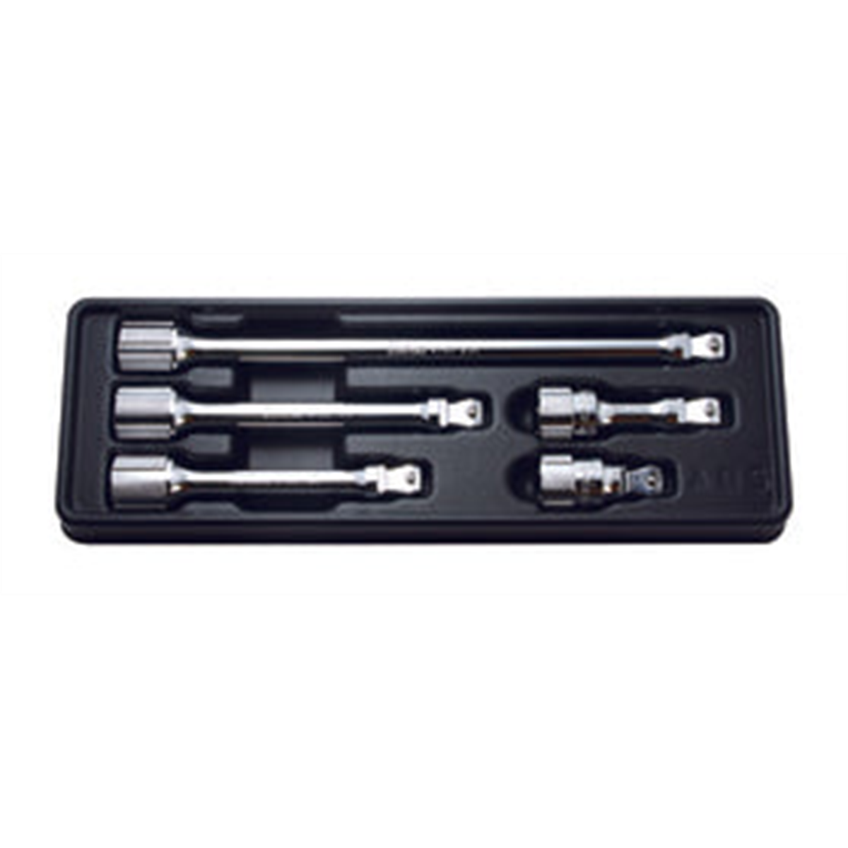 Ko-ken USA 1/2 Sq. Dr. Wobble-Fix Extension Bar set 50-250mm ABS Tray 5 pieces