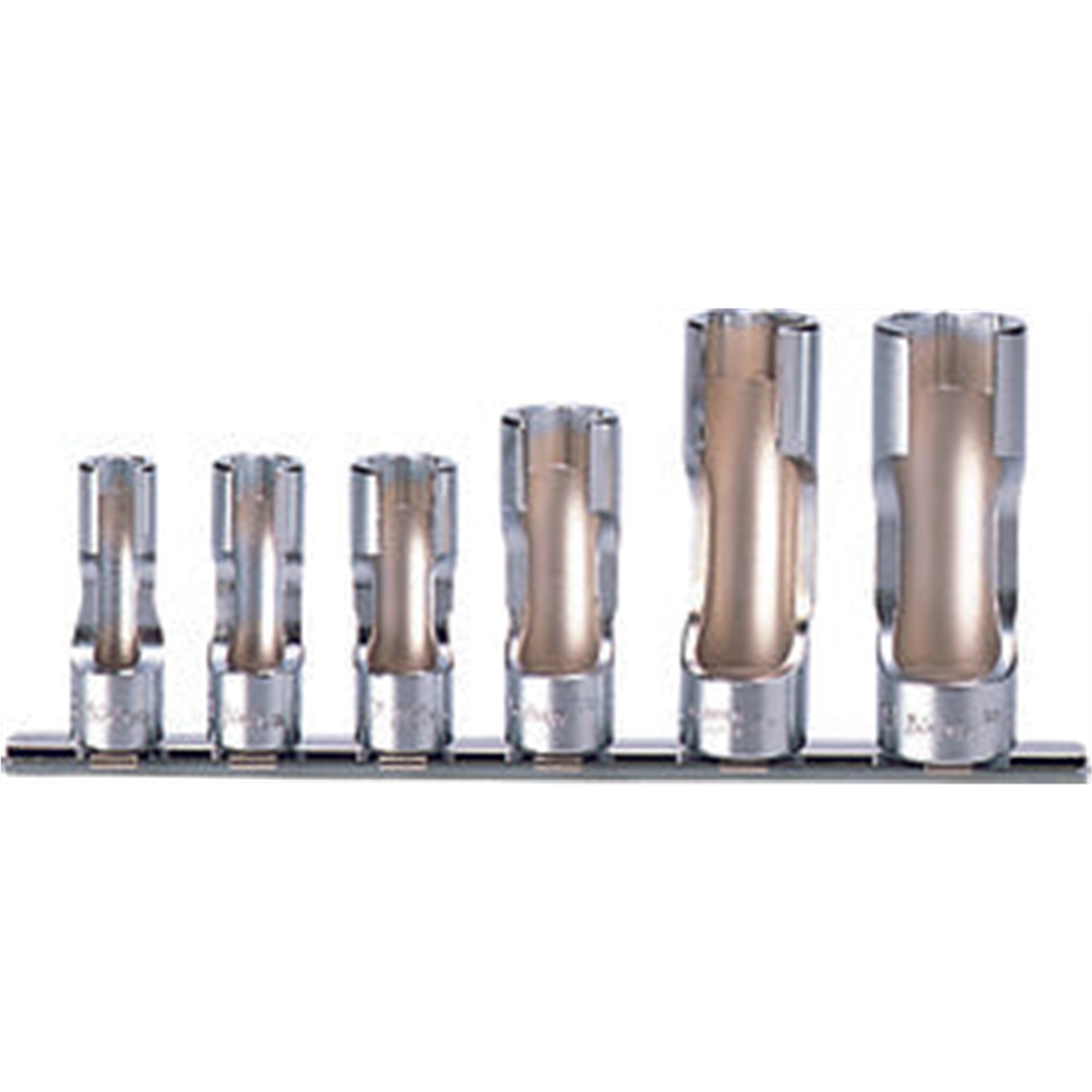 Ko-ken USA 3/8 Sq. Dr. Socket set 8mm-19mm Flare Nut 150mm 6 pieces