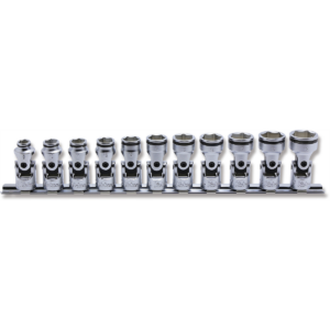 Ko-ken USA 3/8 Sq. Dr. Universal NUT GRIP Socket set 8mm-19mm - 11 pieces