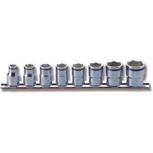 Ko-ken USA 3/8 Sq. Dr. Socket set 8mm-19mm Nut Grip 200mm 8 pieces