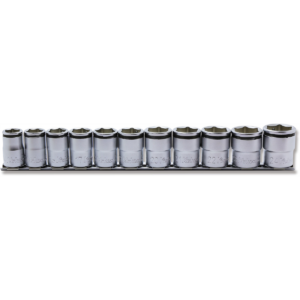 Ko-ken USA 1/2 Sq. Dr. NUT GRIP Socket Set, - 11 Pieces. 14-24mm - RS4450M/11