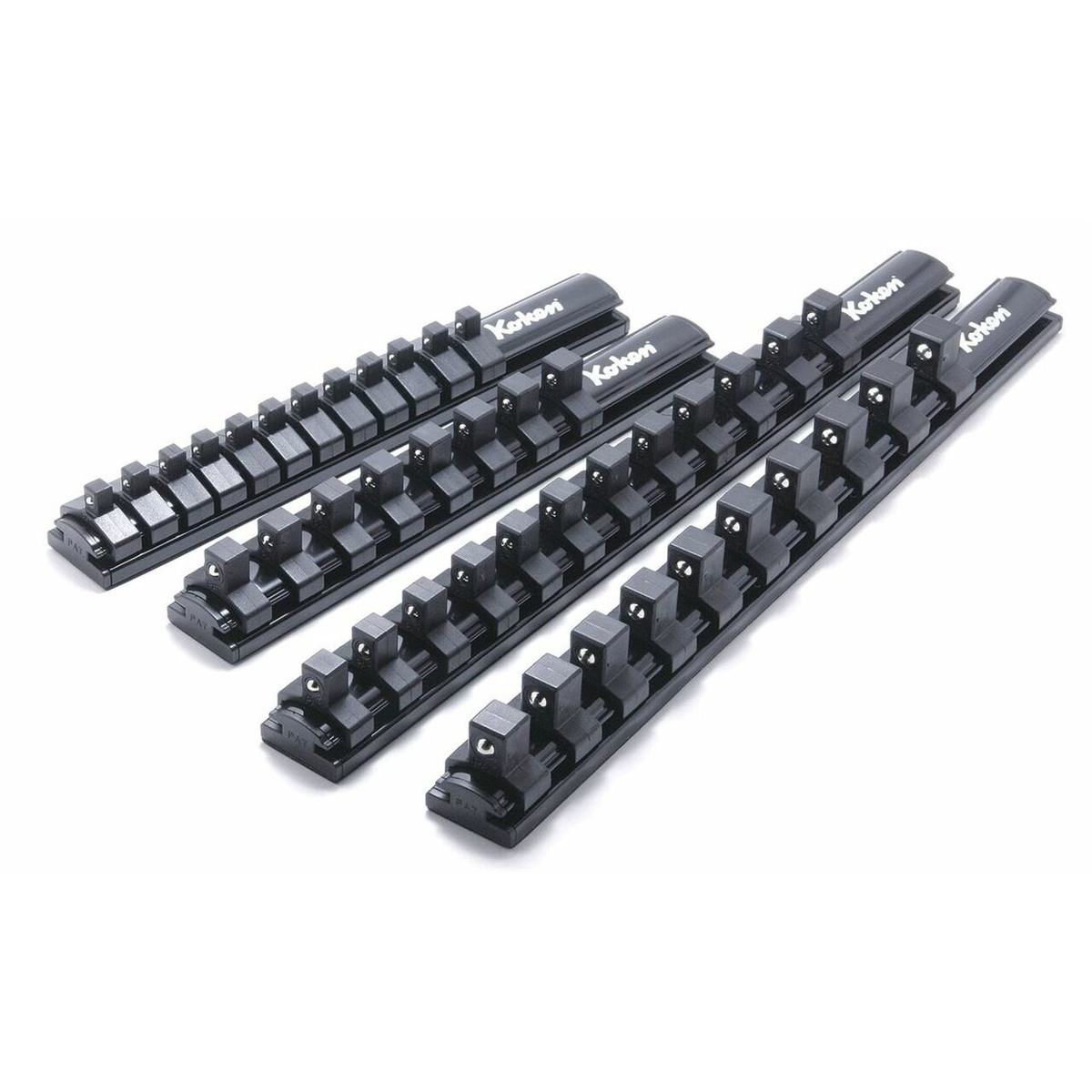 Ko-ken USA Magnetic Aluminum Rail 1/4 Plastic Clip x 12 pieces 200mm