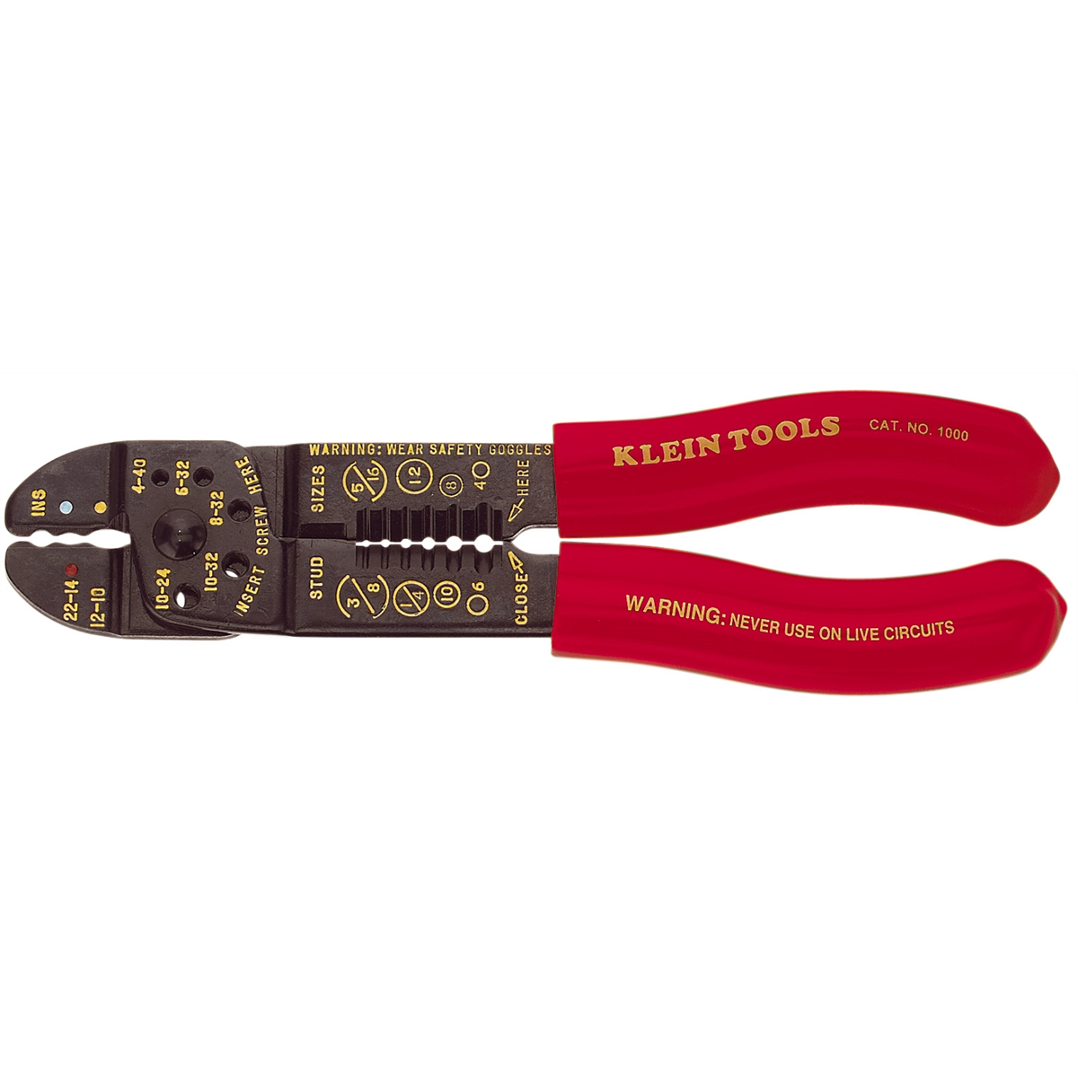 Klein Tools WIRE STRIPPER MULTI-FUNCTION CUTS STRIPS MEASURES