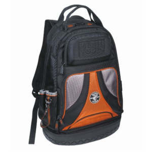 Klein Tools Tradesman Pro Tool Bag Backpack, 39 Pockets, Black, 14-Inch