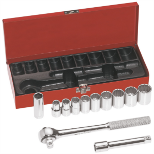 Klein Tools 1/2-Inch Drive Socket Wrench Set, 12-Piece
