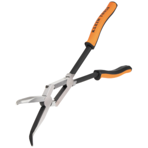 Klein Tools Pliers, Long Reach Needle Nose Pliers, Bent Nose, 13-Inch