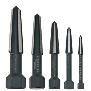 KNIPEX Rennsteig 5-Pc. Double Edge Screw Extractor set