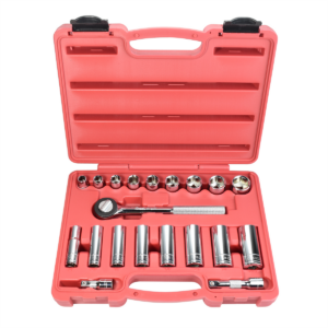 K Tool International Socket Set 20 Piece SAE 3/8 in. Dr 6 pt