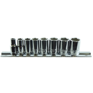 K Tool International SOC SET 1/4" DR 8 PC MM