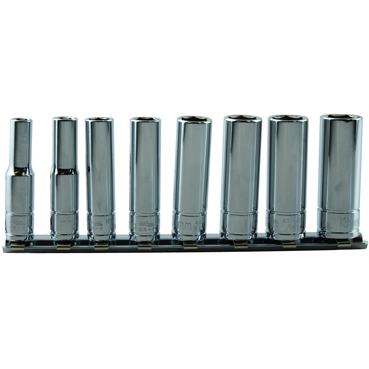 K Tool International SOC SET 1/4" DR 8 PC MM DEEP