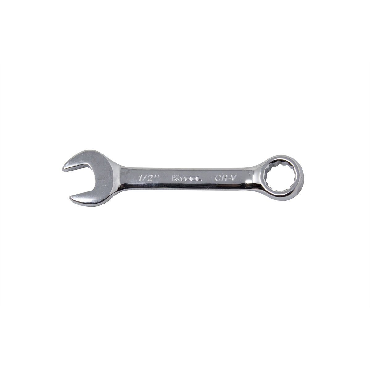 K Tool International Wrench 1/2 Inch Combination Short 12 Point 15 Degree