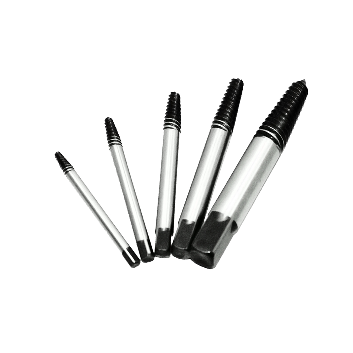 K Tool International Extractor Set Damaged Screw 5 Piece Spiral
