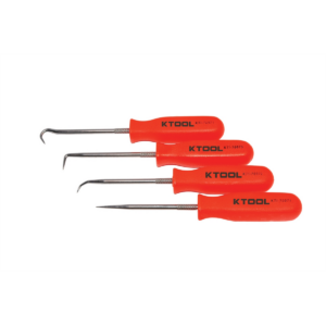 K Tool International PICK SET 4 PC. NEON ORANGE