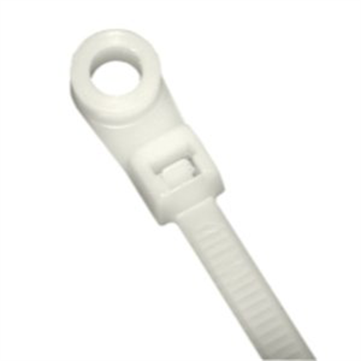 K Tool International Cable Zip Tie 14 Ich Natural 100/Pack 50 Pound Tensile with Mount Head