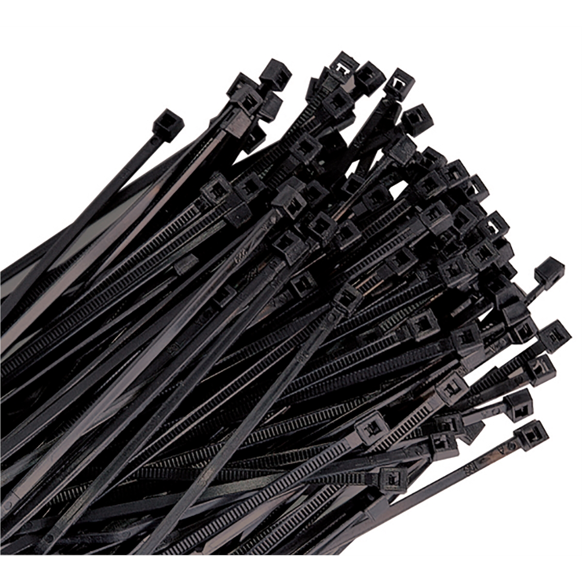 K Tool International Cable Zip Tie 4 in. Black 100/Pack 18 lb. Tensile