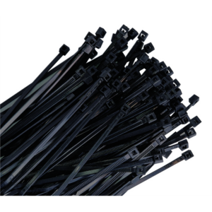 K Tool International 5-PACK Wire Tie 7 in. Black 100/bag 50 lb. Tensile