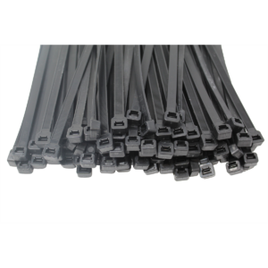 K Tool International 3-PACK Cable Zip Tie Tie 14 in. Black 100/bag 120 lb. Tensile