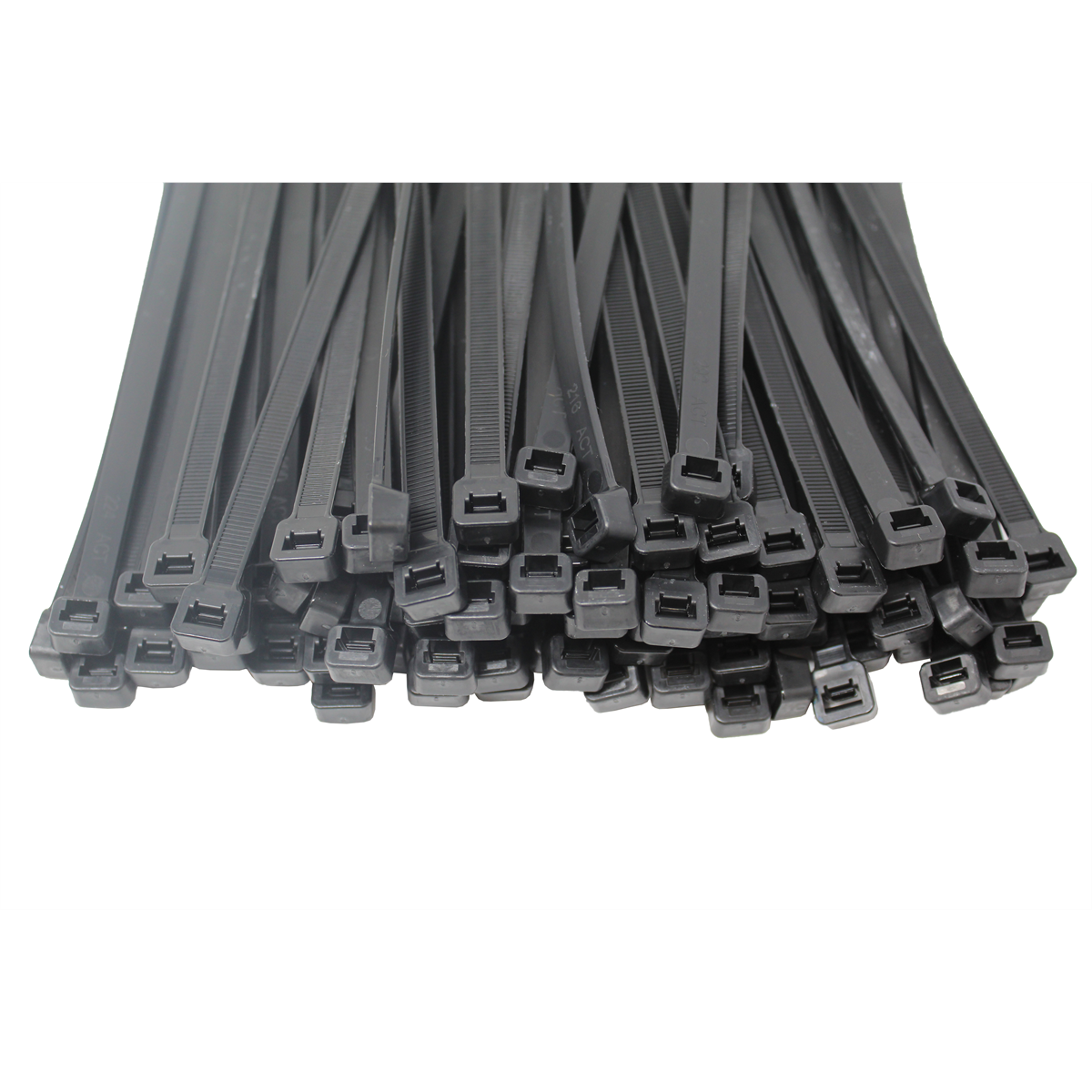 K Tool International 3-PACK Cable Zip Tie Tie 14 in. Black 100/bag 120 lb. Tensile