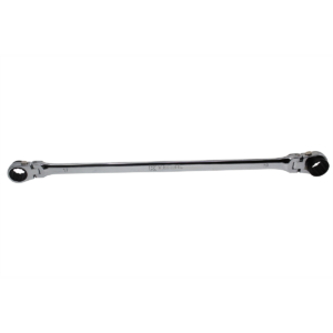 K Tool International Wrench 17mm x 19mm Metric Ratcheting Reversible Double Box Universal Spline 90 Tooth