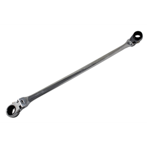 K Tool International Wrench Double Box Ratcheting Reversible 9/16 Inch x 5/8 Inch Universal Spline 90 Tooth