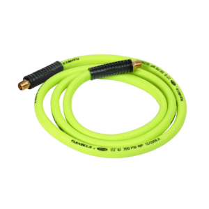 Legacy Manufacturing Flexzilla Whip Hose with Swivel, 1/2" x 8', 3/8" MNPT Swivel x 3/8" MNPT Fittings