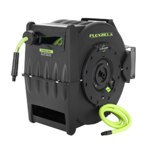 Legacy Manufacturing Flexzilla Pro Retractable Air Hose Reel with Levelwind Technology, 3/8" x 50'