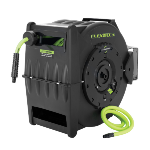 Legacy Manufacturing Flexzilla Pro Retractable Air Hose Reel with Levelwind Technology, 1/2" x 50'