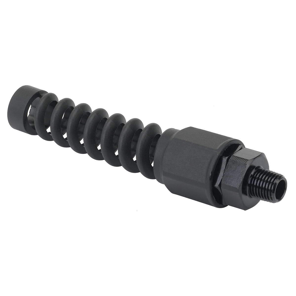 Legacy Manufacturing Flexzilla Pro Air Hose Reusable Fitting with Swivel, 1/2" Barb, 3/8" MNPT