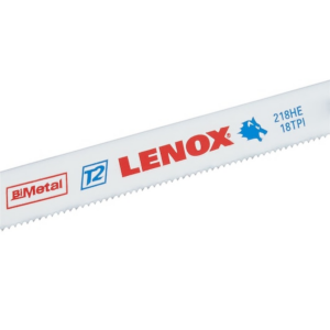 Lenox Tools 12 Inch 18 TPI Bi-Metal Hacksaw Blades - 2 Pack