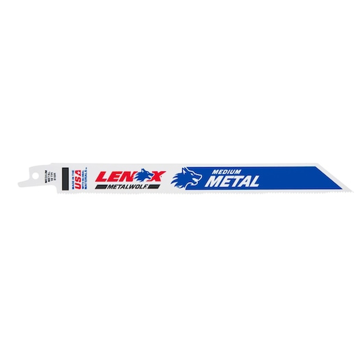 Lenox Tools 8 Inch 18 TPI Bi-Metal Reciprocating Saw Blade - 1 Pack