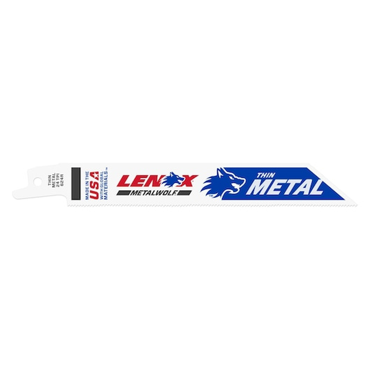 Lenox Tools 6 Inch 24 TPI Bi-Metal Reciprocating Saw Blades - 5 Pack
