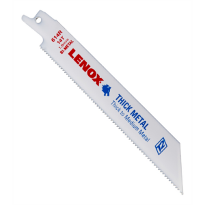 Lenox Tools Reciprocating Saw Blades, 614R, Bi-Metal, 6 in. Lo