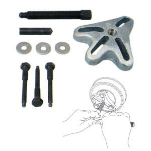Lisle HARMONIC BALANCER PULLER FOR GM
