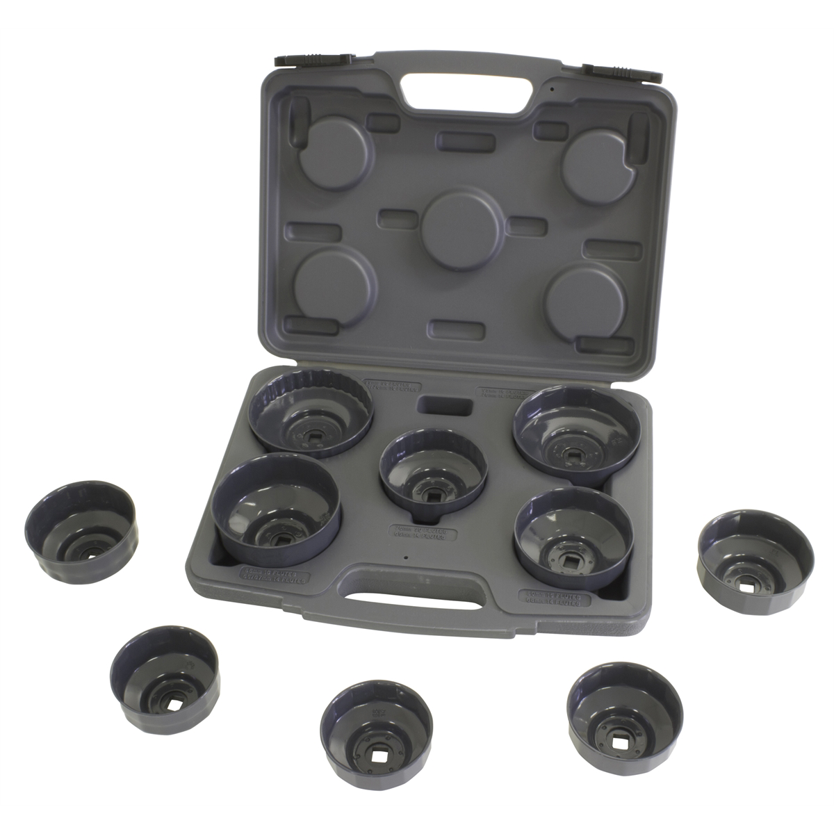 Lisle H.D. End Cap Wrench Set, 10pc.